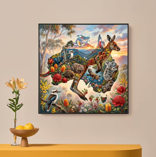 Diamond Painting Australien Wildtiere